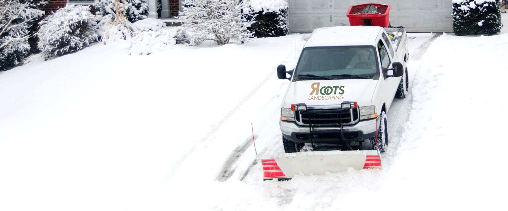 Commercial Snow Plowing Danbury, CT Roots Landscaping